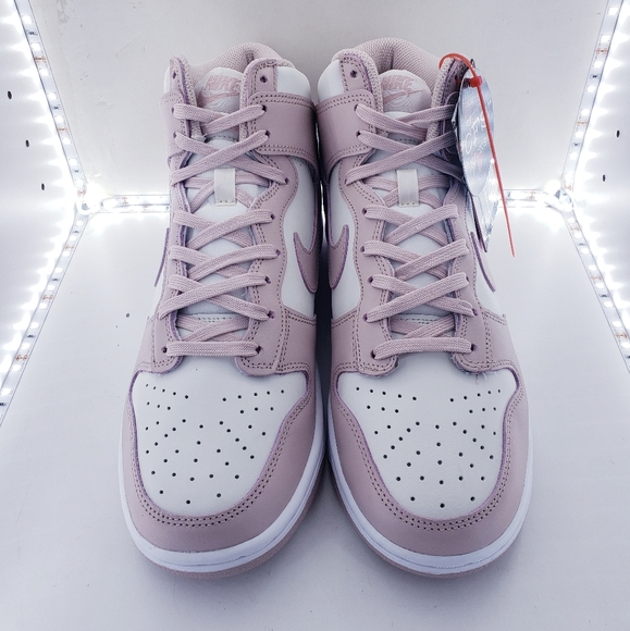 Nike Dunk High PINK OXFORD (WOMEN'S) - Picture 11 of 16
